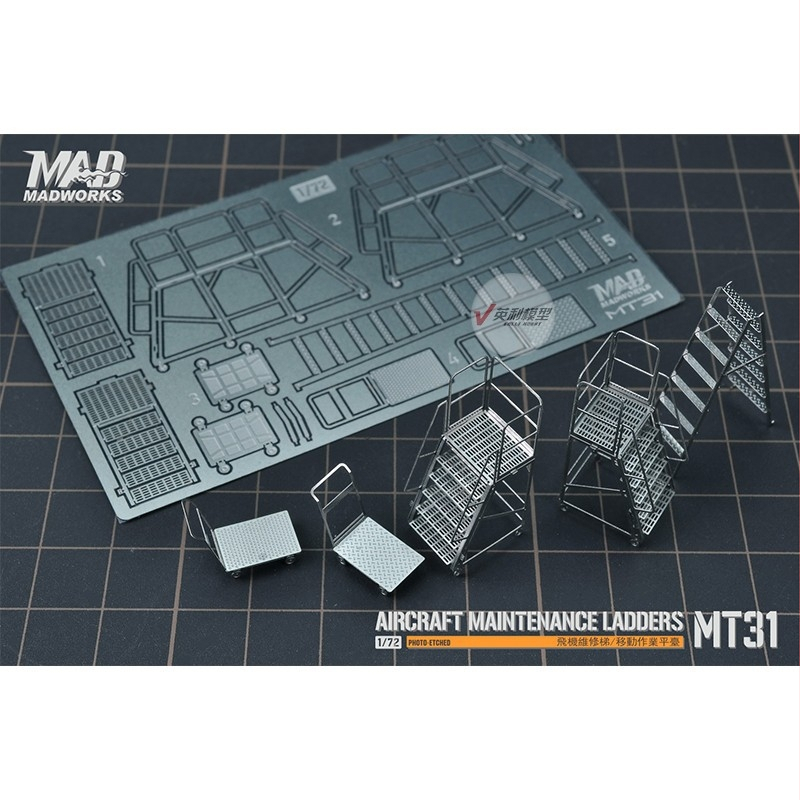 Kovový rebrík na údržbu lietadiel a mobilná pracovná plošina pre modely MT28-32