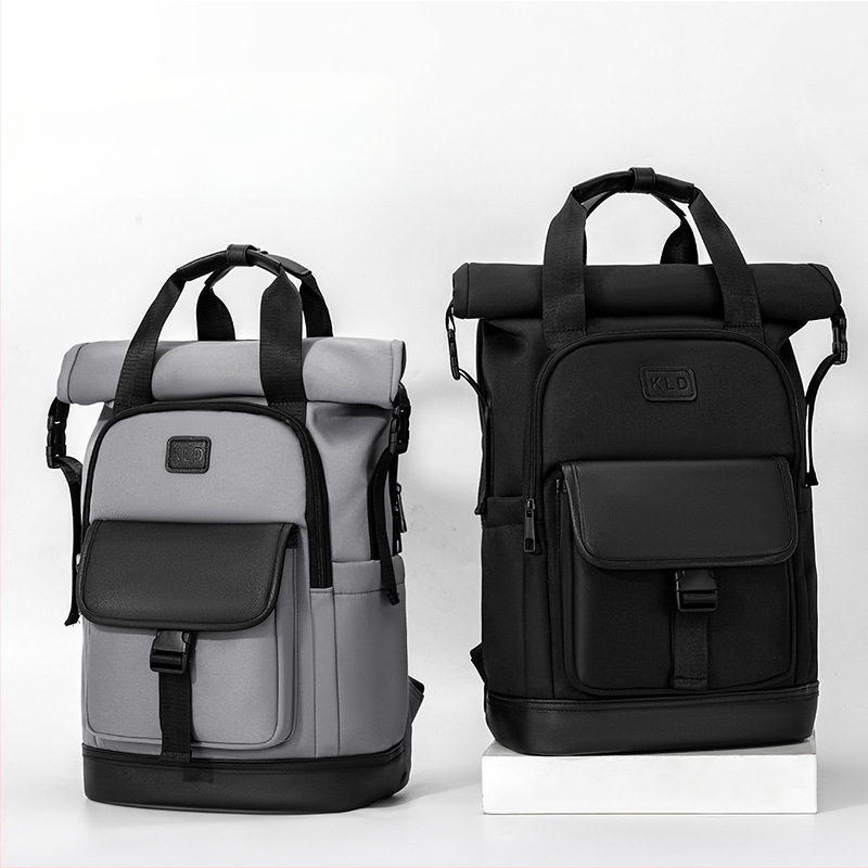 Pánsky batoh na cestovanie, Urban Adventure štýl, 20–35 L, Oxford materiál, ramenné popruhy s vzdušným vankúšom