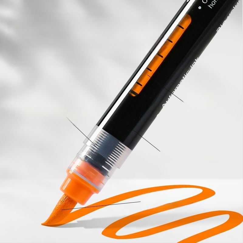 Touchcolor Tekutý akrylový marker s mäkkým hrotom – viacfarebný akvarelový marker pre študentov a deti (Model Z3, Čierna krabička, Špičky možnosti: 24/36/48/72/120)