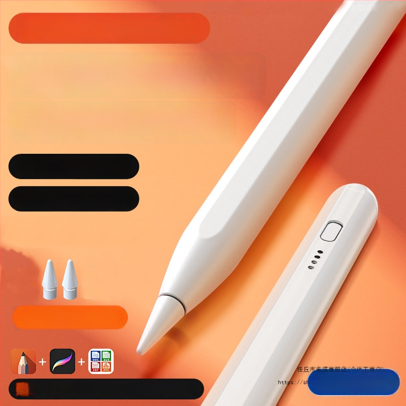 Univerzálny kapacitný stylus pero s tenkým hrotom; Kompatibilné s iPad, Huawei, Xiaomi; Silikónový obal; Elektronický model