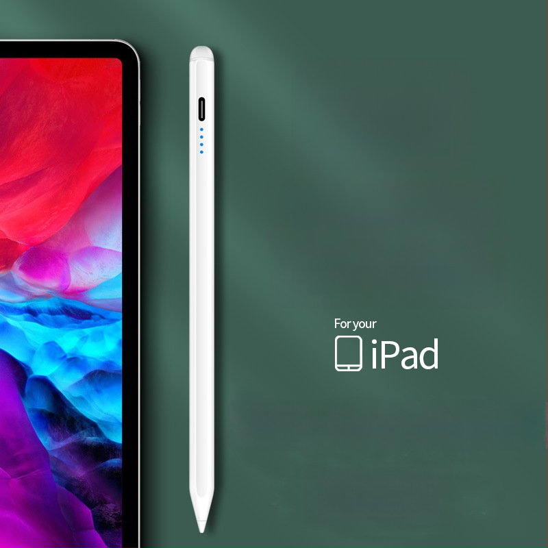 Univerzálny kapacitný stylus pero s tenkým hrotom; Kompatibilné s iPad, Huawei, Xiaomi; Silikónový obal; Elektronický model