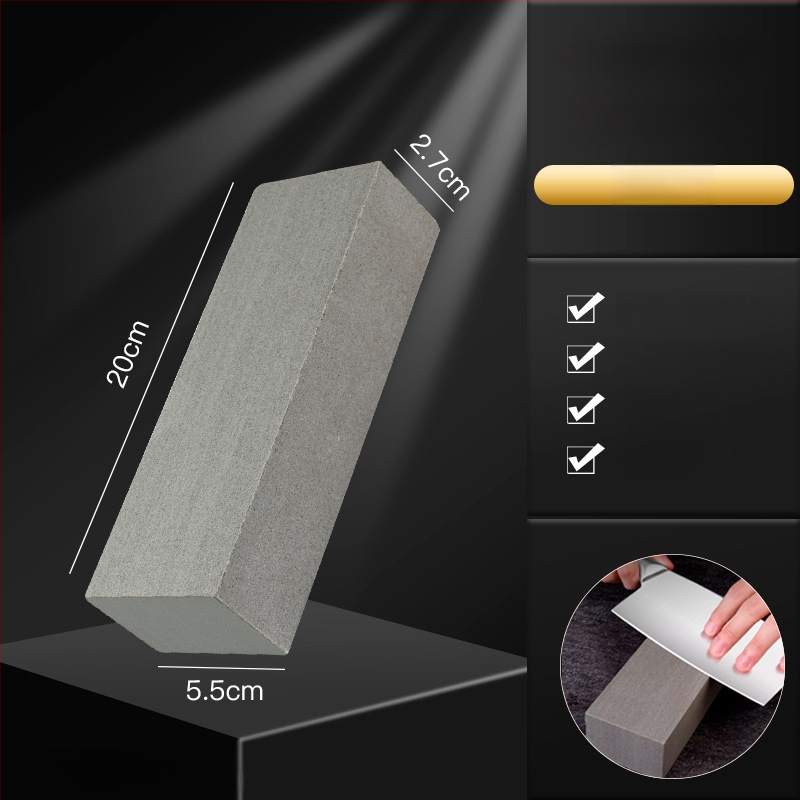 Prírodný brúsny kameň na kuchynské nože – jemné brúsenie, olejový kameň, protišmykový nástroj, Model 757876083656