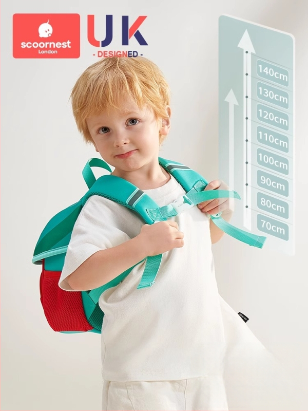 SCOORNEST Batoh do škôlky, plátený, pohlavne neutrálna, detský a roztomilý štýl, pre škôlku