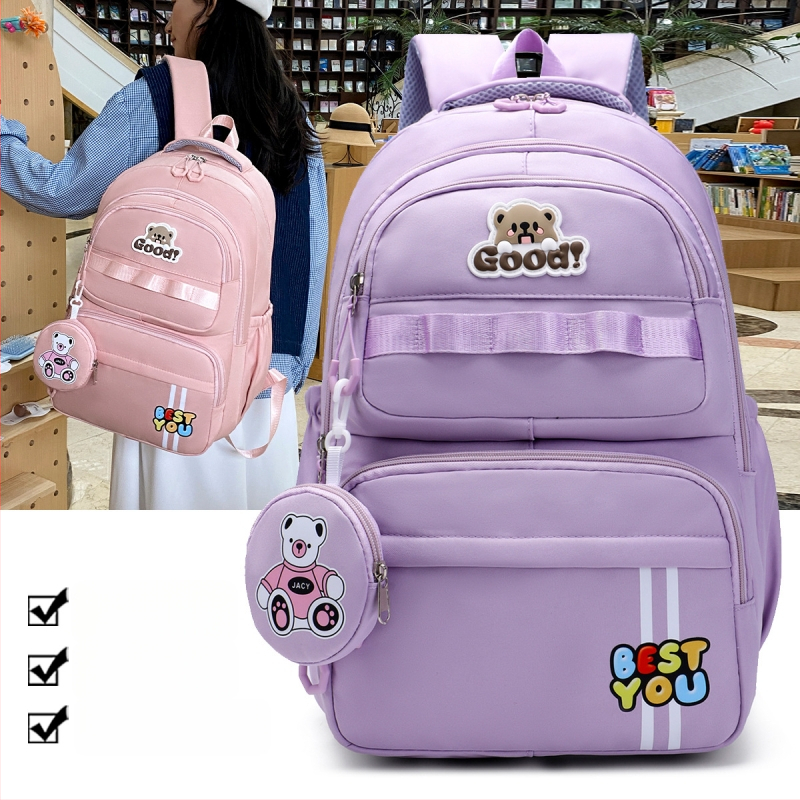 Unisex školský batoh pre deti - 20-35 L, vhodný pre 10-palcový notebook, ramenné popruhy s vzdušnou výplňou, vzor anime karikatúra, jar 2025