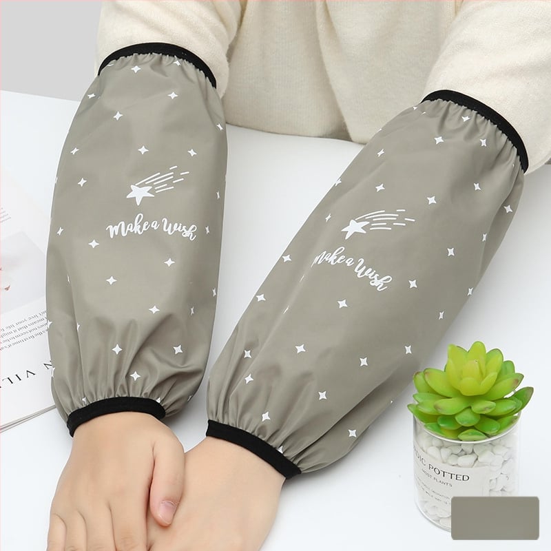 Kuchynský nepremokavý návlek na ruku (jednobarevný vzor, tarpaulin materiál, tlač, pre dospelých)