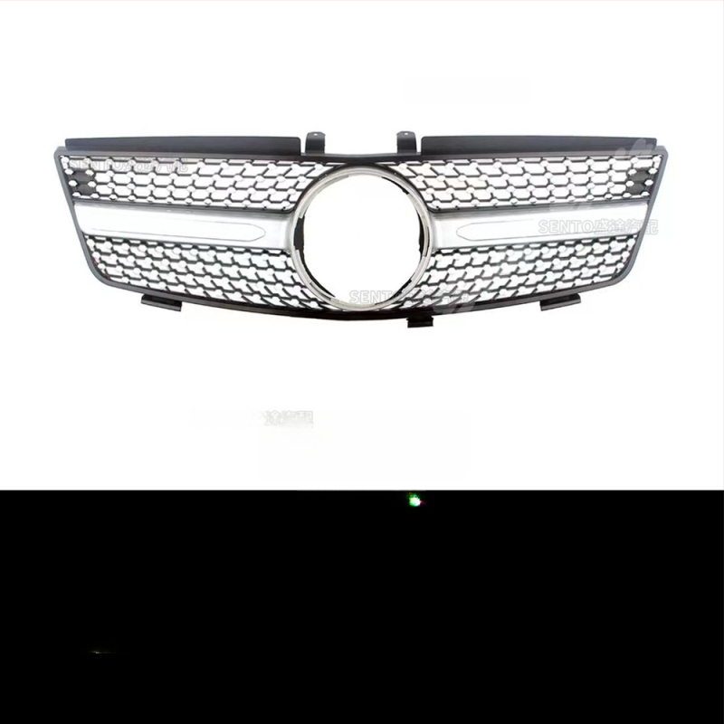 Mercedes ML W164 Gypsophila štýlová mriežka – ABS plast, vstup vzduchu mriežka, montáž na nárazník, hmotnosť 2.6 kg, 2005–2012