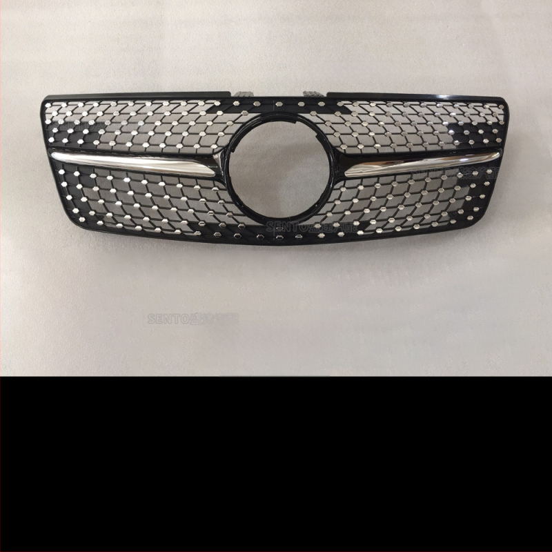 Mercedes ML W164 Gypsophila štýlová mriežka – ABS plast, vstup vzduchu mriežka, montáž na nárazník, hmotnosť 2.6 kg, 2005–2012