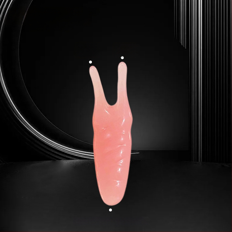 Nástroj na masáž tváre z prírodnej živice pre masáž nosa a očných oblastí