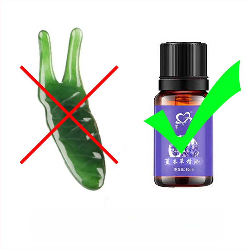 Nástroj na masáž tváre z prírodnej živice pre masáž nosa a očných oblastí