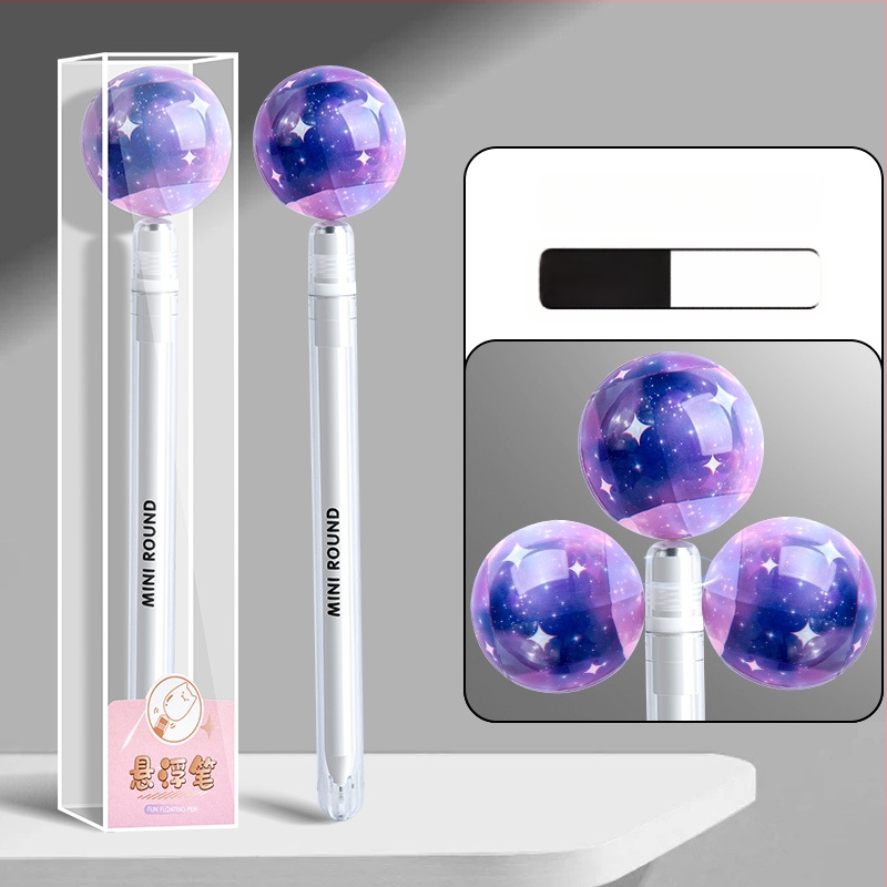 Kreslená séria Magnetická levitácia guľôčkové pero – Otáčajúce pero, Neodstrániteľné atrament, Plastové telo