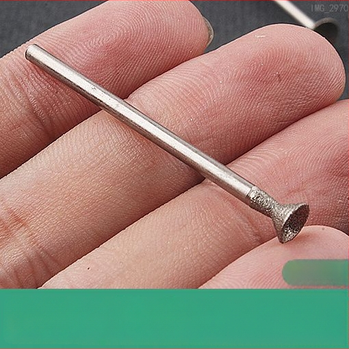 Diamantová drážková hlava na brúsenie s konkávnym žľabom pre elektrickú brúsku; nástroj na leštenie jadeitových guli