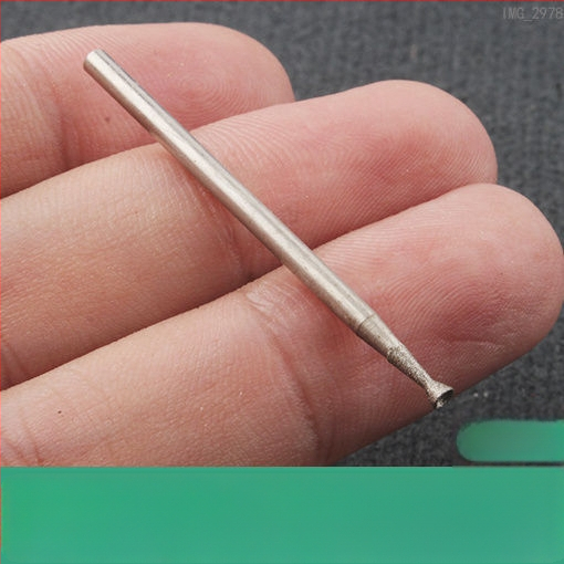 Diamantová drážková hlava na brúsenie s konkávnym žľabom pre elektrickú brúsku; nástroj na leštenie jadeitových guli