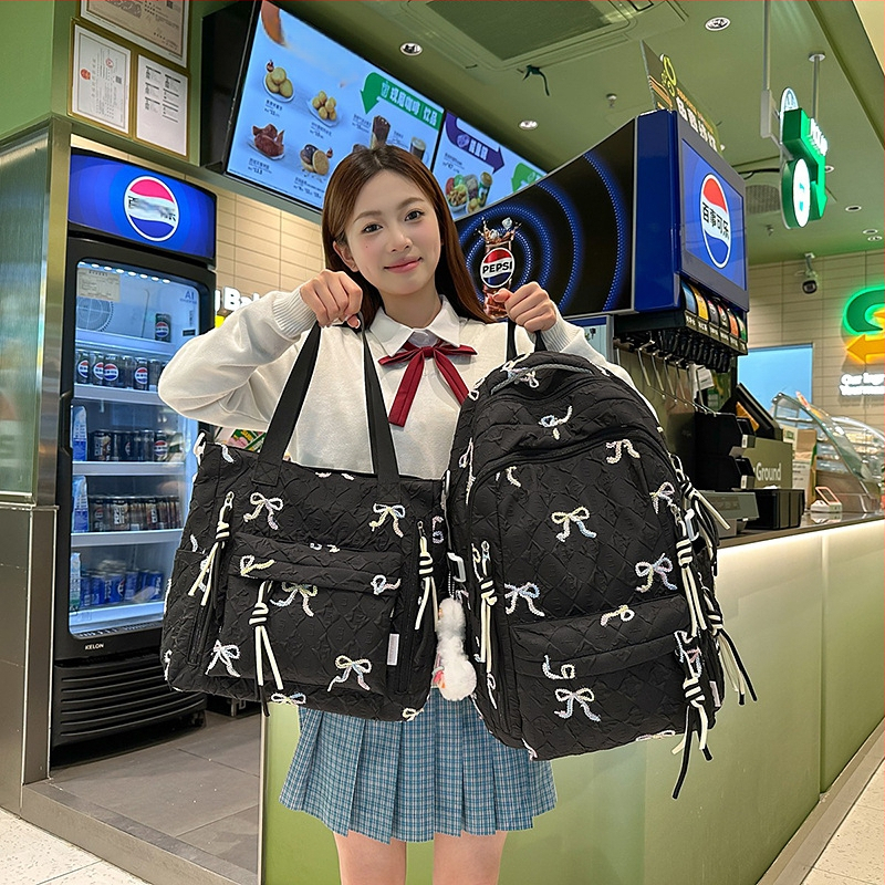 Meizu nailoninė kuprinė su oro pagalvės dirželiais, poliesterio pamušalas, gaivus ir saldus stilius, mokyklai