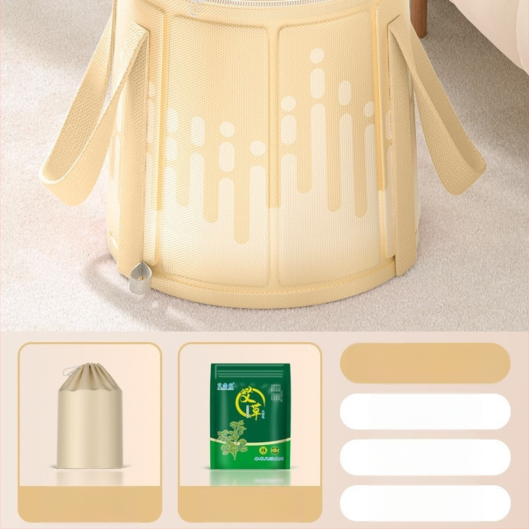 Skladacia vaňa na nohy s výškou lýtka, keramická, nordický štýl, prenosná