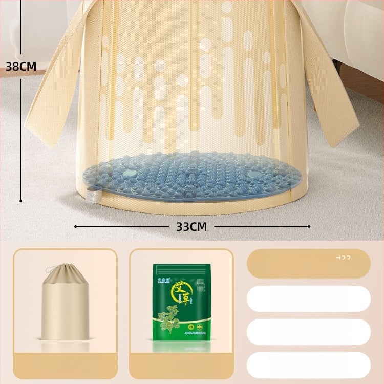 Skladacia vaňa na nohy s výškou lýtka, keramická, nordický štýl, prenosná