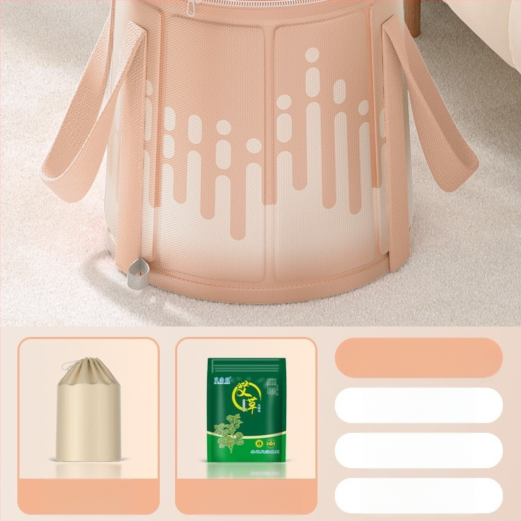 Skladacia vaňa na nohy s výškou lýtka, keramická, nordický štýl, prenosná