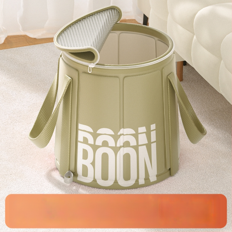 Skladacia vaňa na nohy s výškou lýtka, keramická, nordický štýl, prenosná