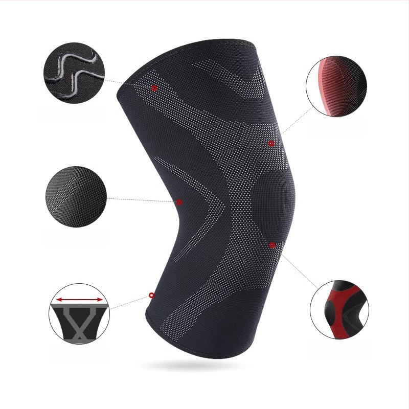 Termiskie sporta ceļgalu sargi no putu materiāla, piemēroti skrējienam un lecamvirvei