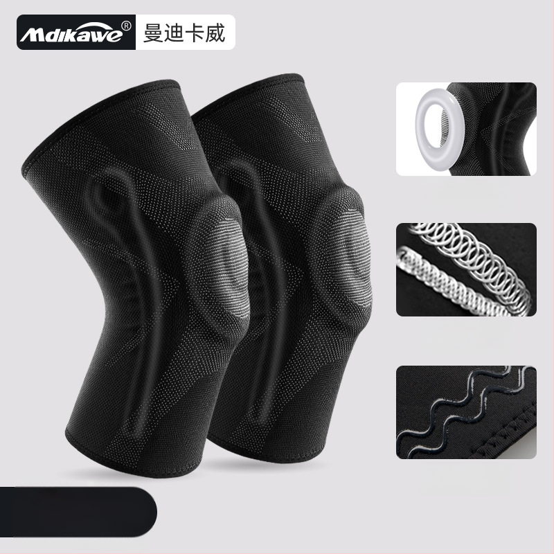 Termiskie sporta ceļgalu sargi no putu materiāla, piemēroti skrējienam un lecamvirvei