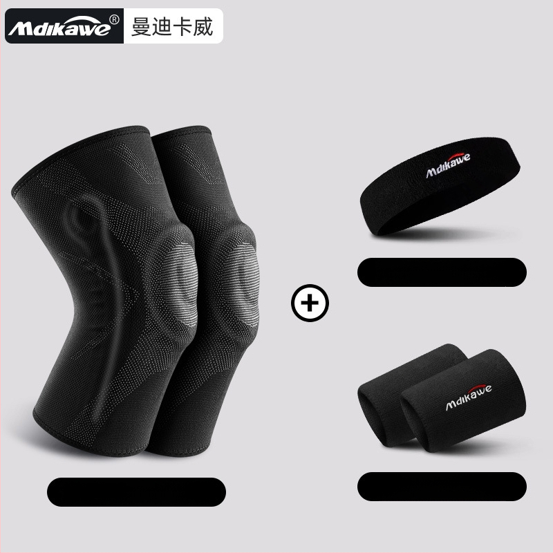 Termiskie sporta ceļgalu sargi no putu materiāla, piemēroti skrējienam un lecamvirvei