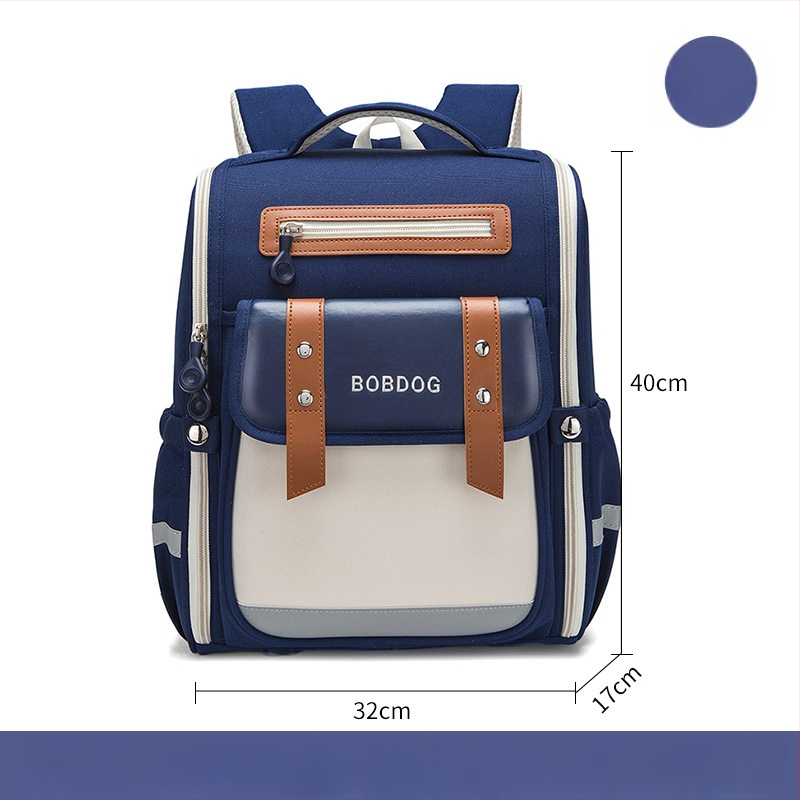 Babu Bean ultra lengva Oxford mokyklinė kuprinė 3–4 klasei, atspari dėvėjimui, vaikiško mielo stiliaus