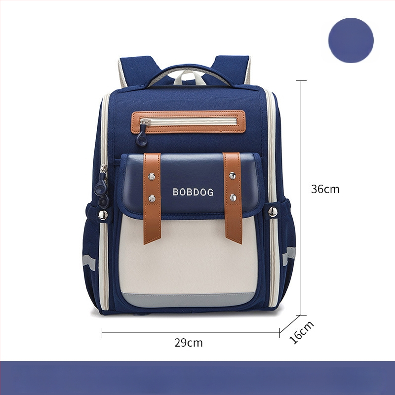 Babu Bean ultra lengva Oxford mokyklinė kuprinė 3–4 klasei, atspari dėvėjimui, vaikiško mielo stiliaus