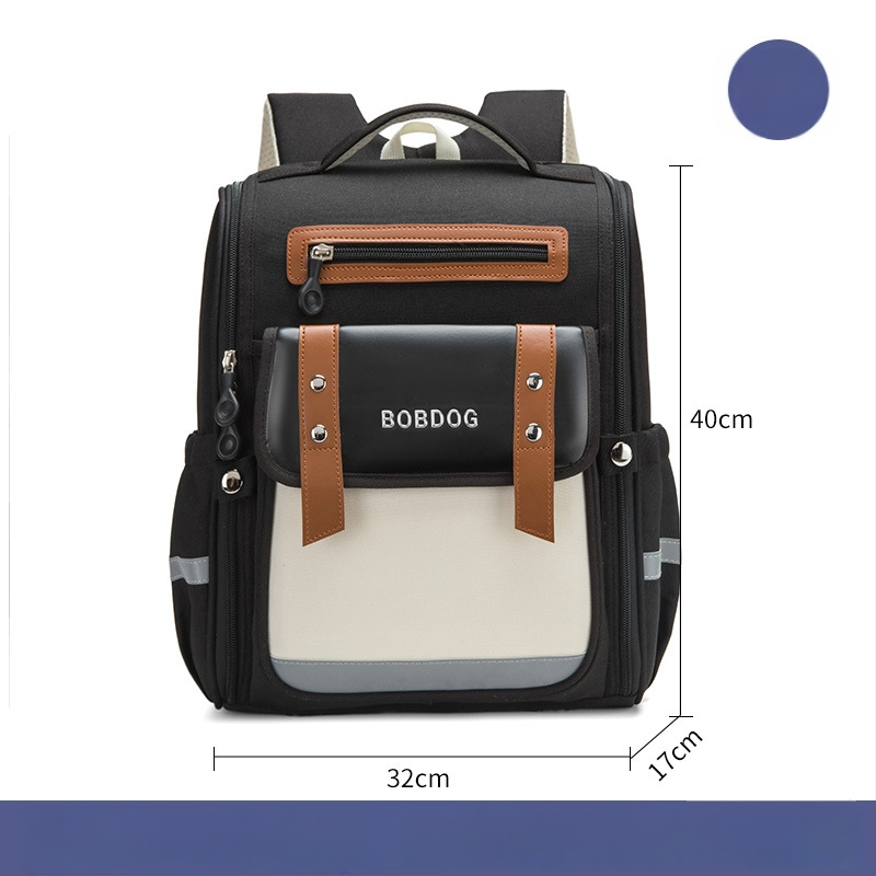 Babu Bean ultra lengva Oxford mokyklinė kuprinė 3–4 klasei, atspari dėvėjimui, vaikiško mielo stiliaus