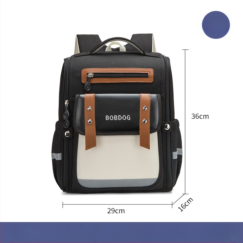 Babu Bean ultra lengva Oxford mokyklinė kuprinė 3–4 klasei, atspari dėvėjimui, vaikiško mielo stiliaus