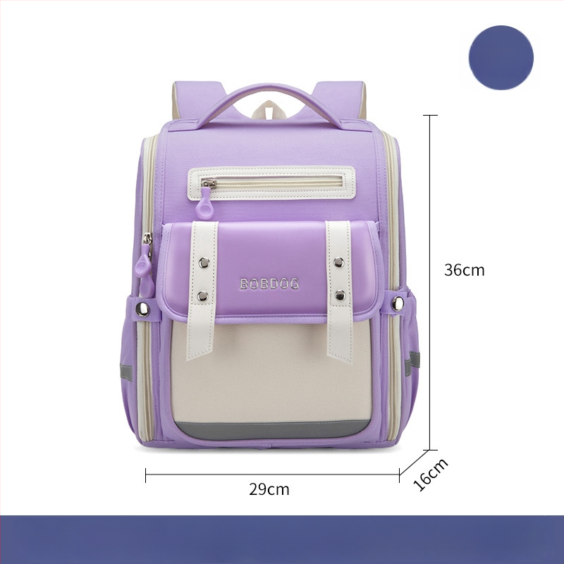 Babu Bean ultra lengva Oxford mokyklinė kuprinė 3–4 klasei, atspari dėvėjimui, vaikiško mielo stiliaus