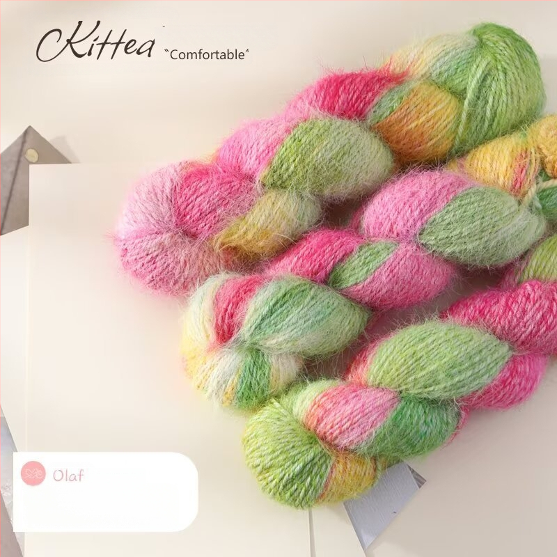 Nádherná priadza — ručne farbená Hank priadza, Jet-spun na pletenie