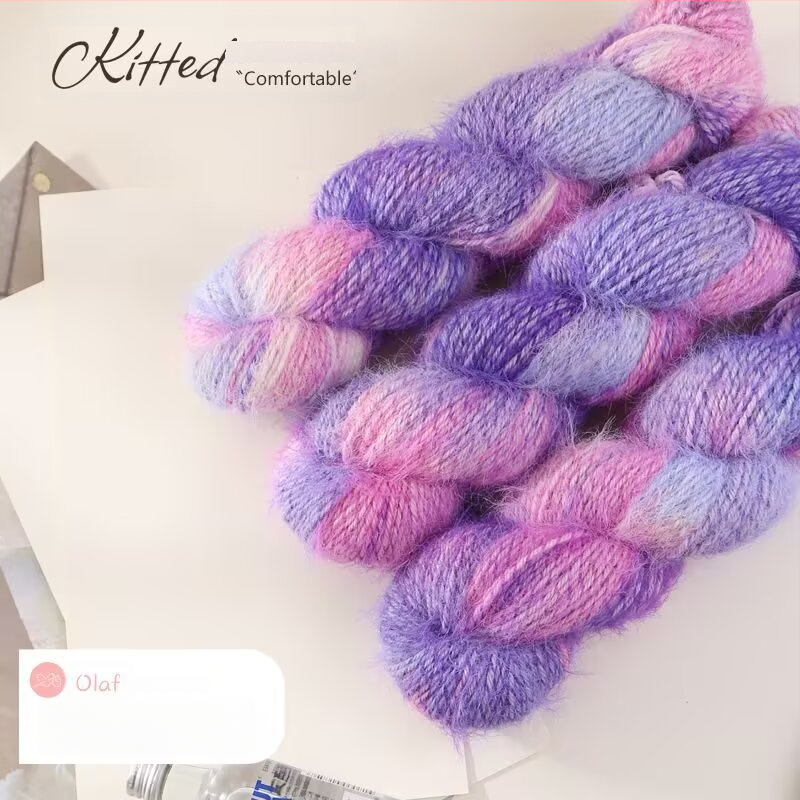 Nádherná priadza — ručne farbená Hank priadza, Jet-spun na pletenie