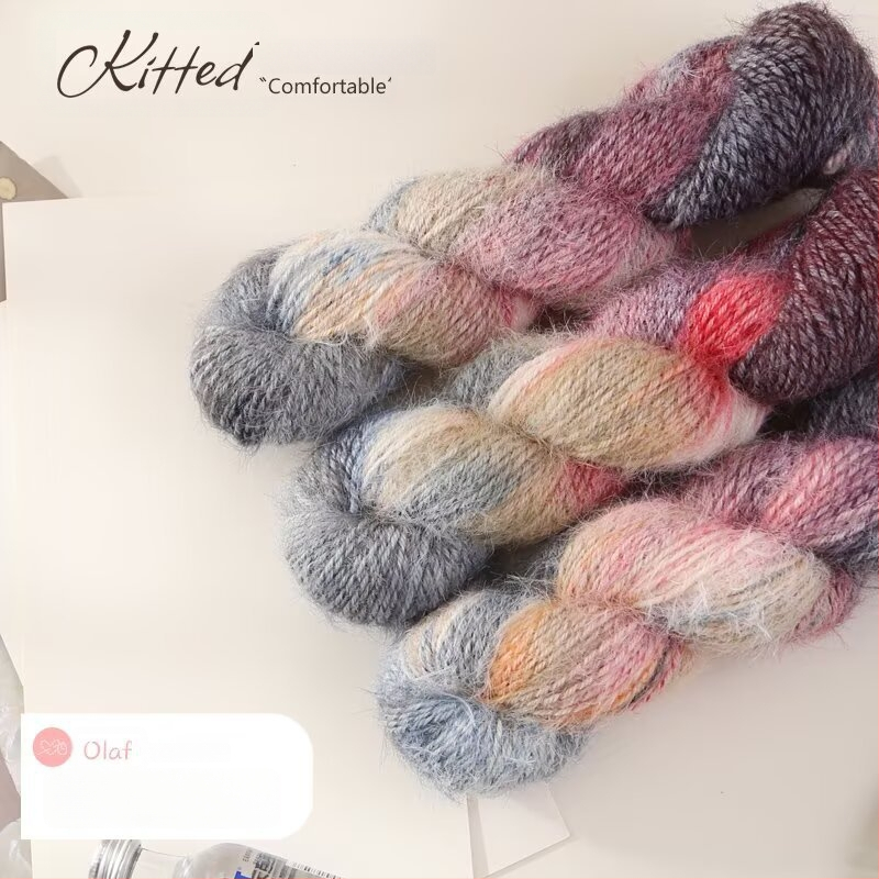 Nádherná priadza — ručne farbená Hank priadza, Jet-spun na pletenie