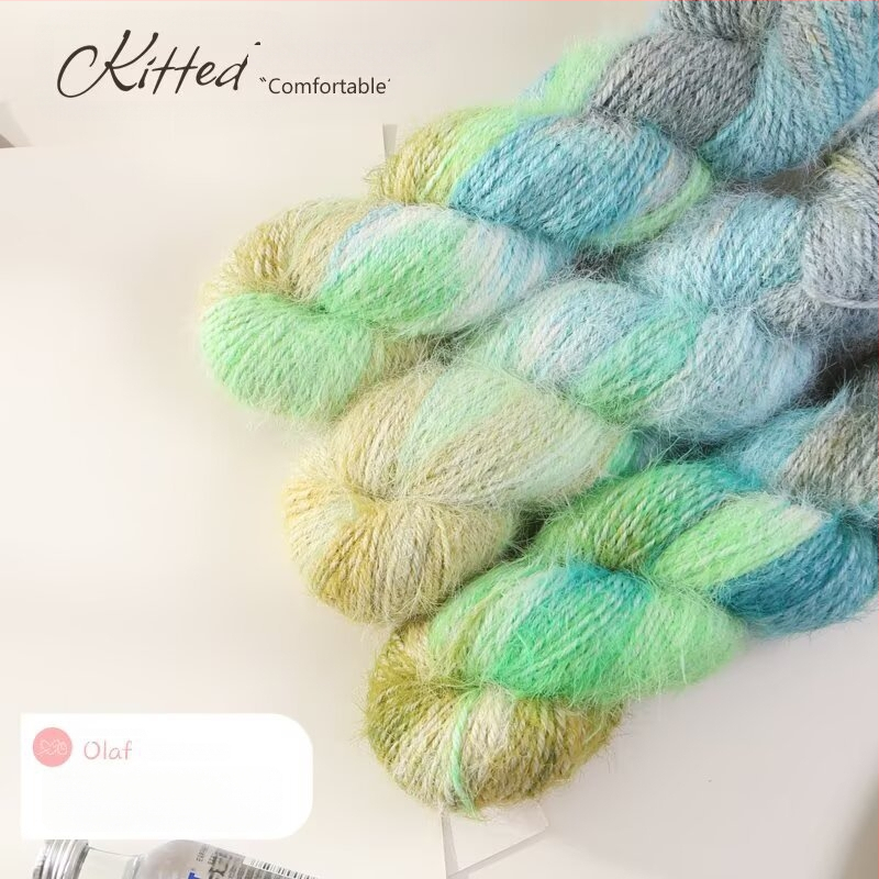 Nádherná priadza — ručne farbená Hank priadza, Jet-spun na pletenie