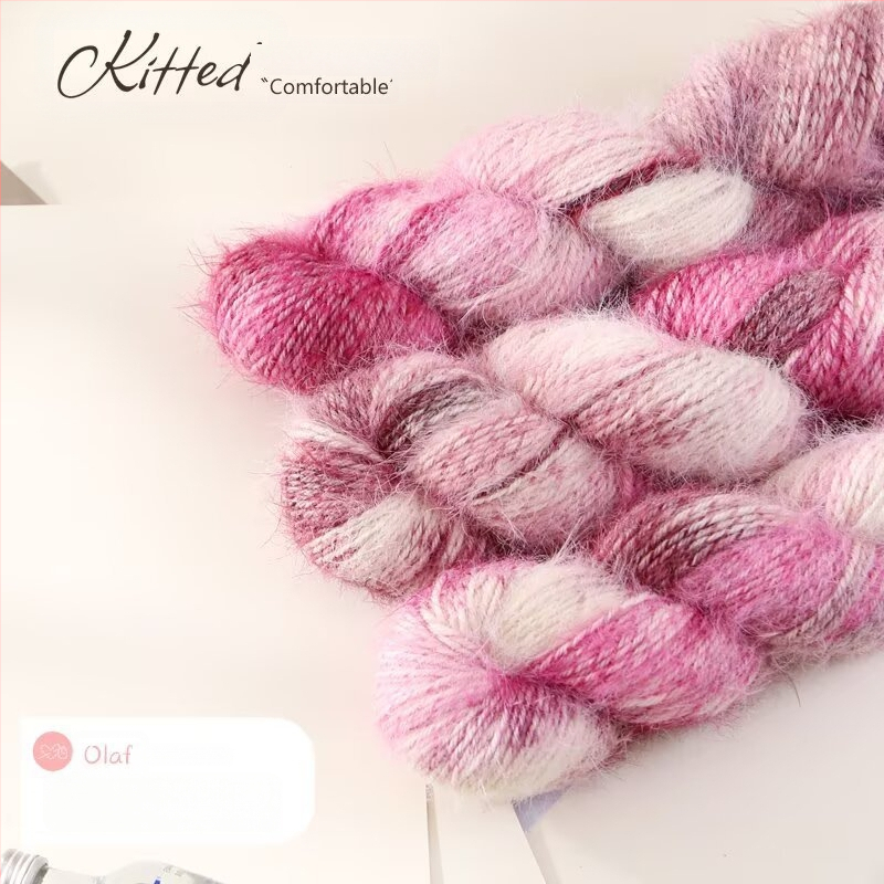 Nádherná priadza — ručne farbená Hank priadza, Jet-spun na pletenie