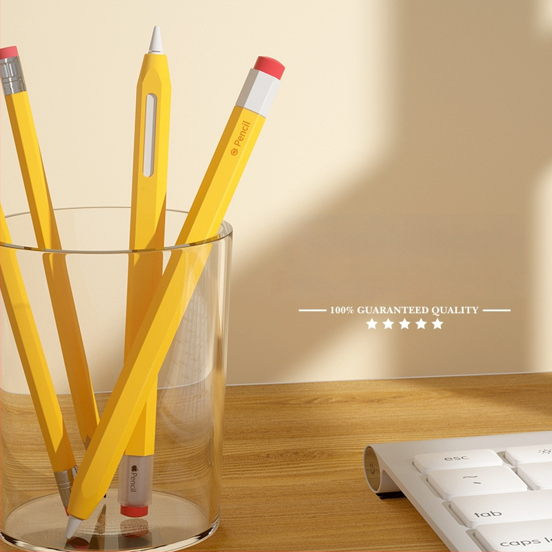 Silikónový obal pre Apple Pencil (1. a 2. generácia) - proti kotúľaniu, odolný voči pádu, protišmykový