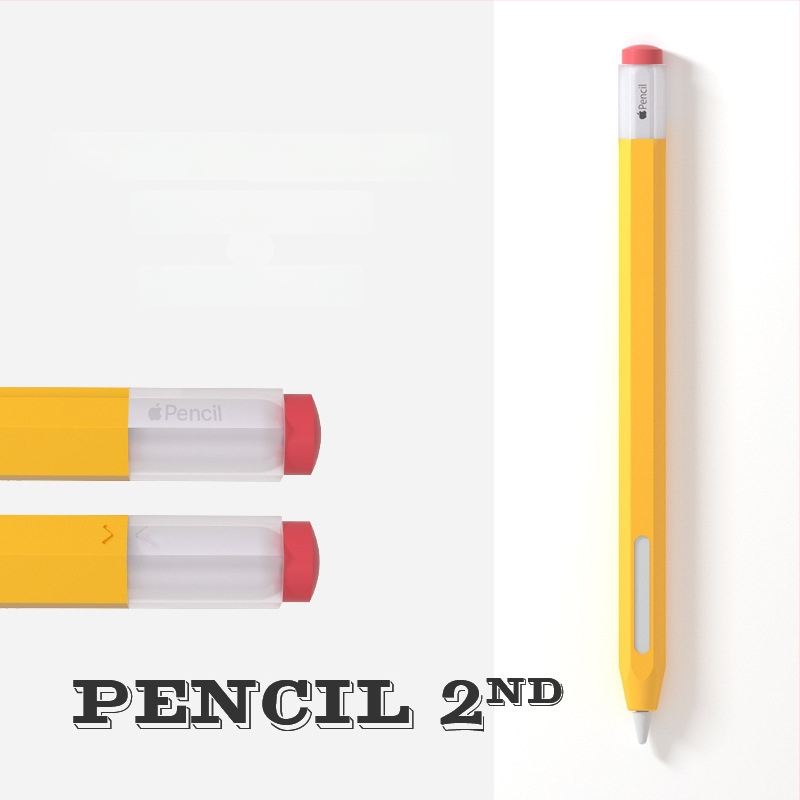 Silikónový obal pre Apple Pencil (1. a 2. generácia) - proti kotúľaniu, odolný voči pádu, protišmykový