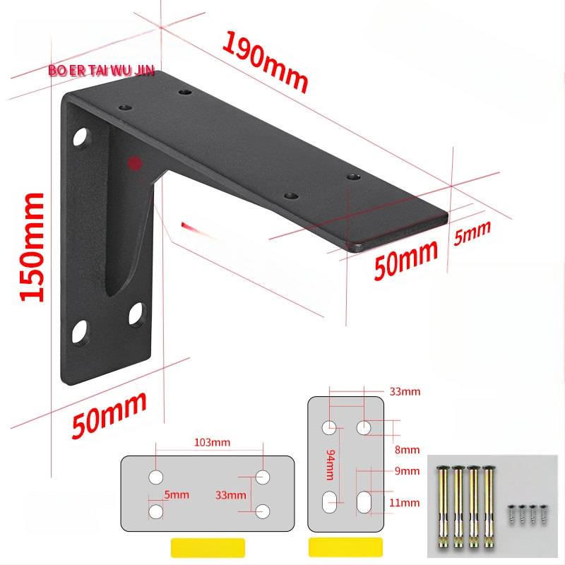 Trojuholníkový nosný rám pre stenový regál, z ocele za studena valcovanej, univerzálny, moderný minimalistický dizajn, Berthet