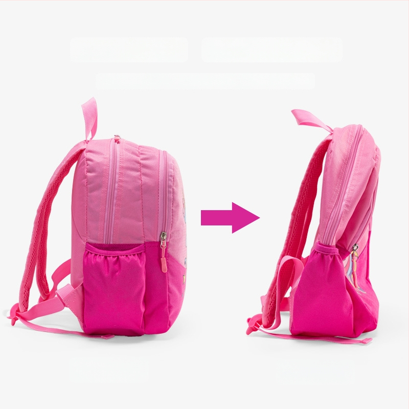 Vaikų kuprinė su vienaragio motyvu, Oxford audinys, kvėpuojanti, lengva, pečių dirželiai su oro pagalve