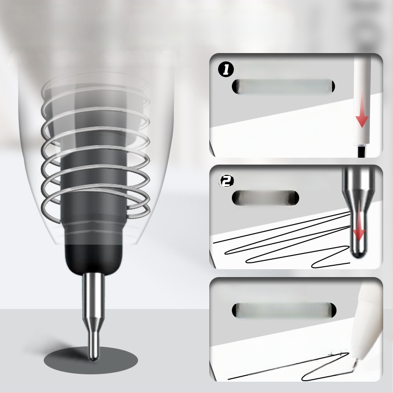 Gélové pero typu tuby s klikaním, rýchloschnúce pre skúšky, plastové telo, Marvel séria