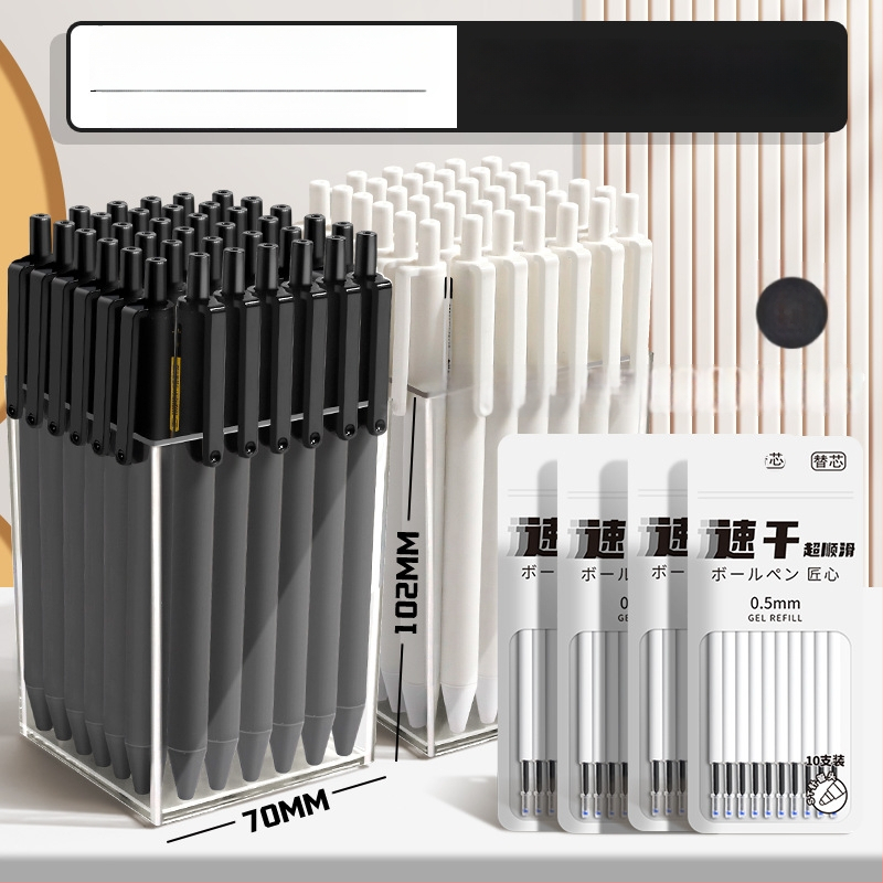 Gélové pero typu tuby s klikaním, rýchloschnúce pre skúšky, plastové telo, Marvel séria