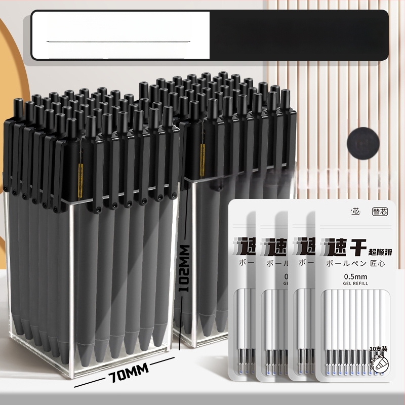 Gélové pero typu tuby s klikaním, rýchloschnúce pre skúšky, plastové telo, Marvel séria