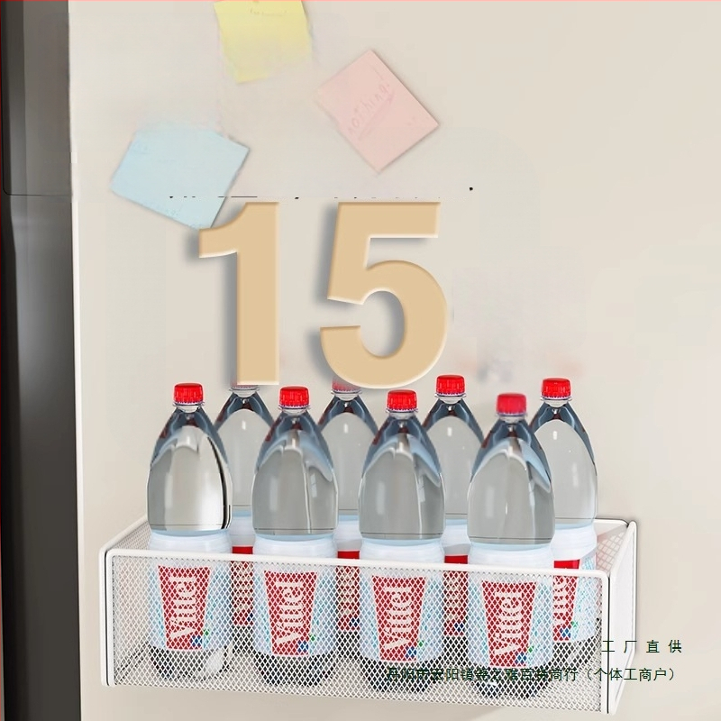 Köögikülje magnetiline riiul koos riputatava korviga, 1 kiht, reisidel hoiustamiseks, paigaldus vajalik