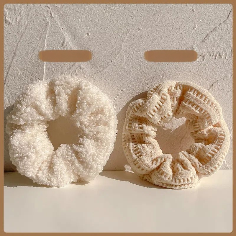 Plyšová gumička do vlasov pre deti – štýl Kórea/Japonsko, doplnok do vlasov, jar 2021