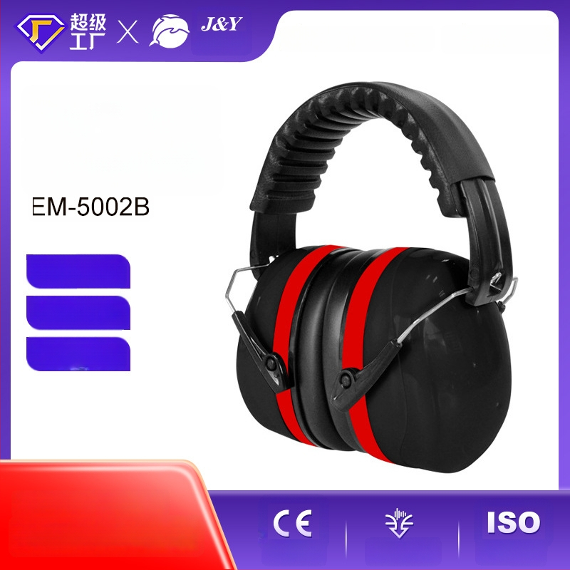 EM-5002B ochranné ušné slúchadlá na hlavu, utlmenie hluku 32 dB SNR / 26 dB NNR, ABS plášť, výstelka z peny, Klassická séria, CE/ANSI/AUS zhoda