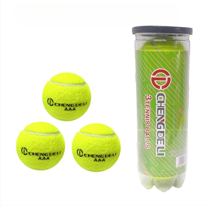 Tenisové loptičky v plechovke so značkou Sincerity – kód 202511, guma, tlač loga, prispôsobenie