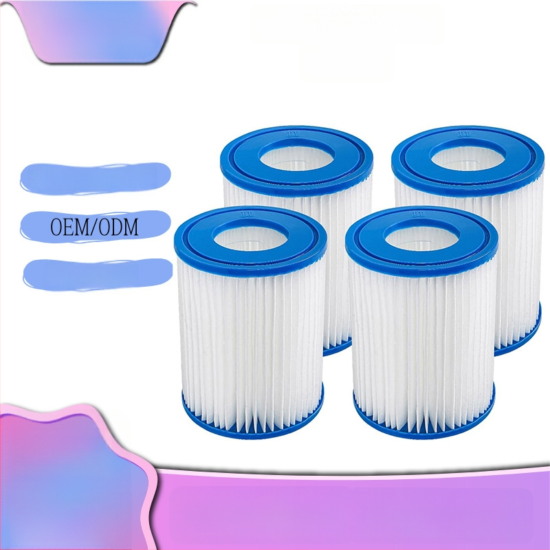 Blanc filtračný prvok pre bazén na úpravu vody, filtračný materiál, odolný voči vode