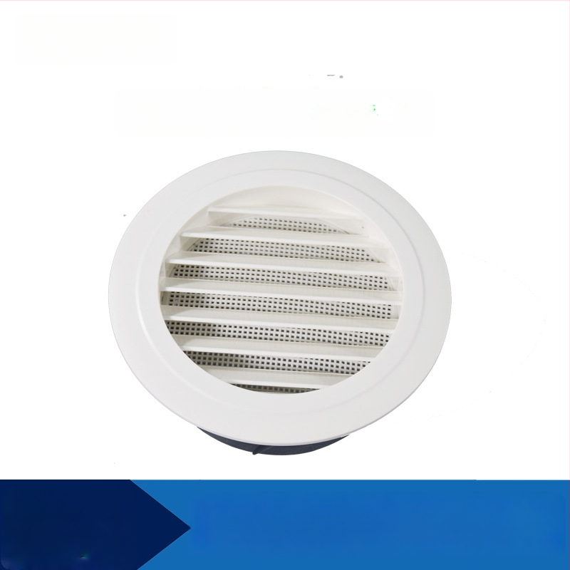 ABS diskový výduch vzduchu so sieťkou, proti komárom pre centrálnu klimatizáciu