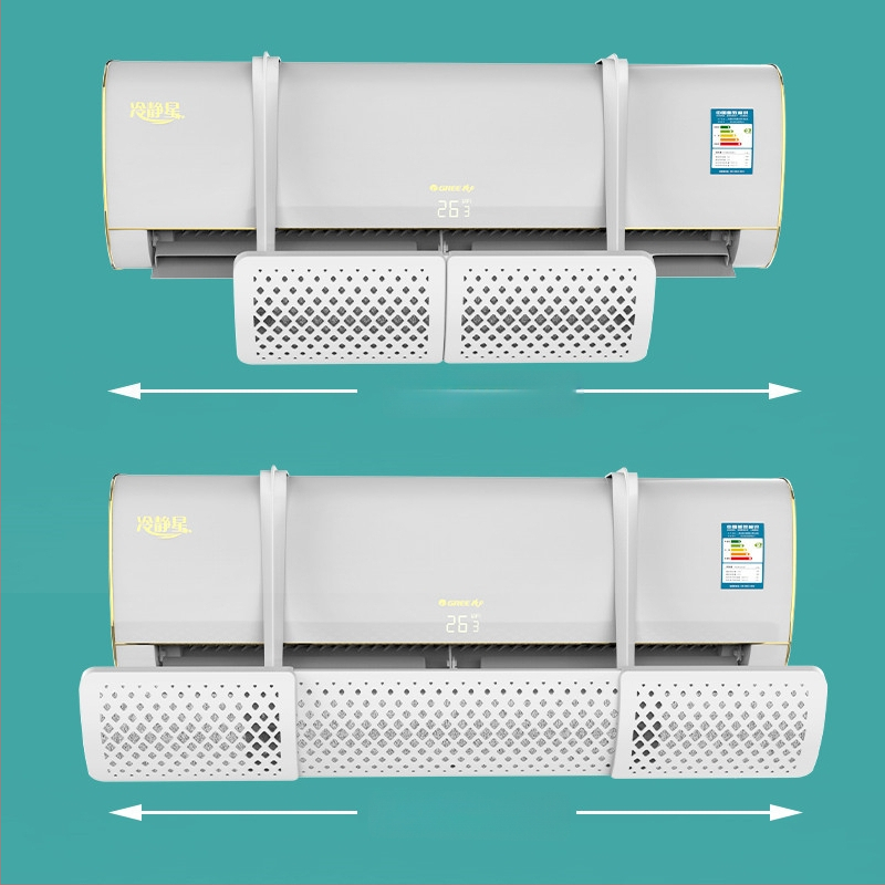 Deflexný prvok pre klimatizáciu, proti vetru, jednoduchý štýl, univerzálny filter a čistenie vzduchu