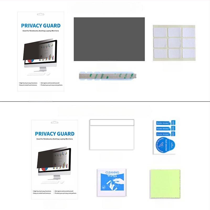 Ochranná fólia súkromia pre notebooky a stolné počítače – 360° pokrytie, full-body film, proti otlačkom prstov, PET/TPU, kompatibilný s Apple, Lenovo, Huawei, HP, Dell, Panasonic, TCL