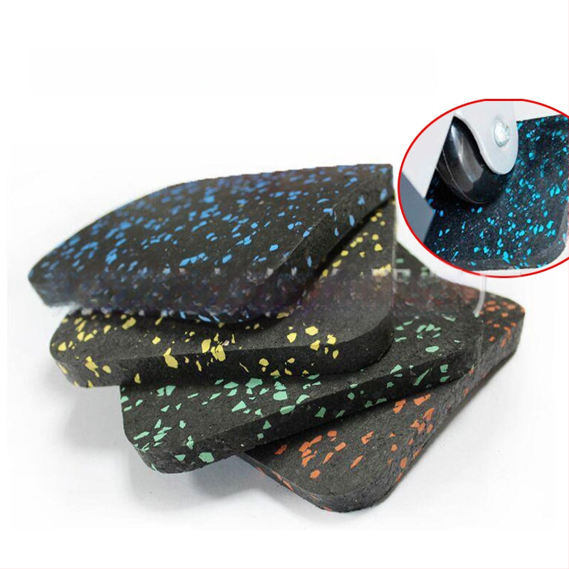 Gumená podložka pre posilňovacie zariadenie, tlmenie nárazov a zvuková izolácia pre bežeckú stroj, balenie 6–8 kusov, licencovaná súkromná značka